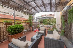Area soggiorno di Pontaccio, 4 – Vivere in Brera, con ampio terrazzo