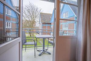 Balkón nebo terasa v ubytování Haus Möwe