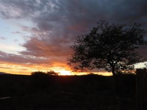 Blick auf den Sonnenuntergang/Sonnenaufgang von der Ferienwohnung aus oder aus der Nähe