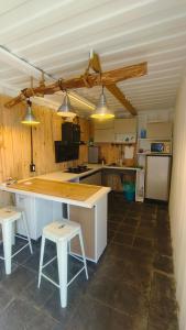 Kuchyň nebo kuchyňský kout v ubytování Sky Camping 獨享一帳包區