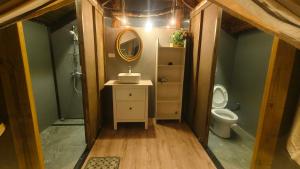 Koupelna v ubytování Sky Camping 獨享一帳包區