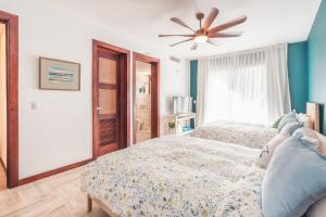 Un ou plusieurs lits dans un hébergement de l'établissement Comfortable and charming apartment at Portillo WF
