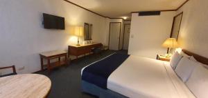 Postel nebo postele na pokoji v ubytování Hotel Bristol