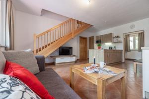 Posezení v ubytování Arlitscherhof Ferienwohnungen und Chalets