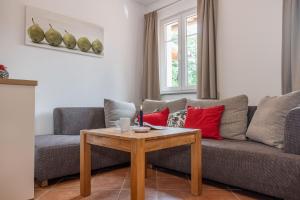 Posezení v ubytování Arlitscherhof Ferienwohnungen und Chalets