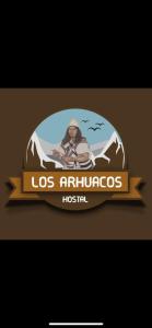 a sign for a los rhinos hospital with a picture of a man at Hostal Los Arhuacos in Santa Marta