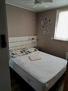 Posteľ alebo postele v izbe v ubytovaní Appartement avec parking Cap d'Agde, La Falaise