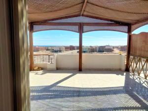 a view from the balcony of a building at Guest House Alam w in Marsa Alam City