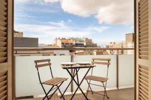 Balkón nebo terasa v ubytování Plaça Catalunya Modern 2bedroom with balcony