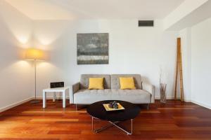 Posezení v ubytování Plaça Catalunya Modern 2bedroom with balcony