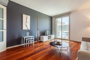 Posezení v ubytování Plaça Catalunya Modern 2bedroom with balcony