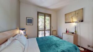Posteľ alebo postele v izbe v ubytovaní Modern and bright three-bedroom in Eixample