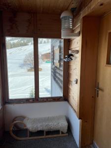 Postel nebo postele na pokoji v ubytování Wohnung am Heimberg