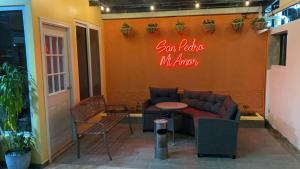 Posezení v ubytování Micro Hotel Rio de Piedras