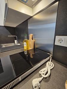 Kuchyň nebo kuchyňský kout v ubytování Cozy And Quit 1170 Vienna