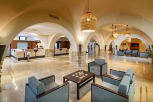 The lobby or reception area at Mediterranee Hammamet- Families and Couples Only