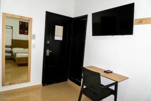 TV a/nebo společenská místnost v ubytování Hotel Central Plaza Medellin