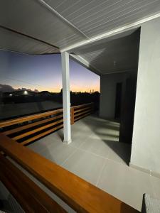 Balkon atau teras di Casa Liberdade