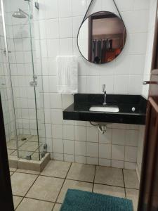 Koupelna v ubytování Flow Guest House
