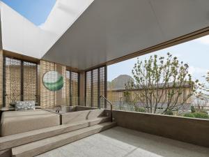 Χώρος καθιστικού στο Banyan Tree Suzhou Shishan