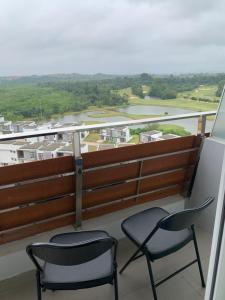 Balkón nebo terasa v ubytování Nuvasa Bay Resort Balcony Room 9B22