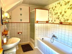 Ferienhaus Delia tesisinde bir banyo