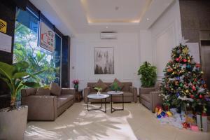 Posezení v ubytování Keypad Hotel - 28 Dịch Vọng Hậu