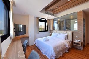 Voodi või voodid majutusasutuse Ocean View Hall B&B toas