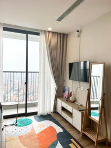 Χώρος καθιστικού στο Modern 2 bedrooms R3 Swanlake Ecopark