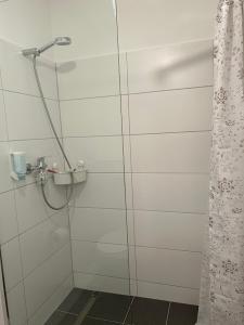 Koupelna v ubytování Ferienwohnung Watzmann-Stüberl 51 gehobene Ausstattung