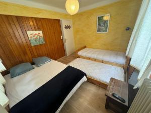 Un pat sau paturi într-o cameră la Appartement 6 couchages à Auron