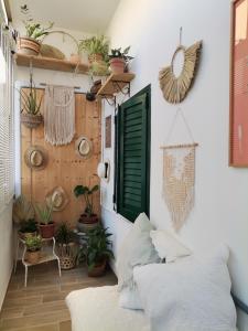 Giường trong phòng chung tại Residenza Vittoria Livorno