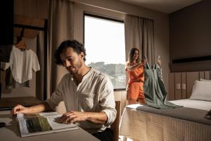 入住Plaza Hotel & Boulevard Convention - Vale dos Vinhedos的客人