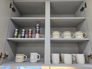 Set per la preparazione di tè e caffè presso 가족모임 힐링공간