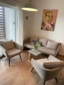 Posezení v ubytování Apartmany Dolni Dunajovice