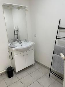 Koupelna v ubytování appartement cosy