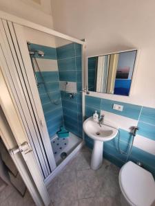 Et badeværelse på Casa Vacanza Nautilus