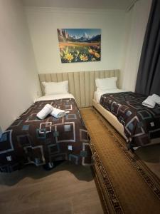 Postelja oz. postelje v sobi nastanitve Hotel Bar-Restorant Fresku