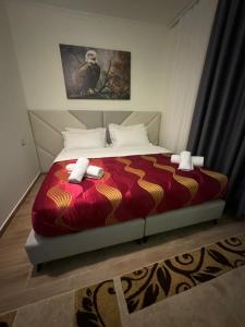 Postelja oz. postelje v sobi nastanitve Hotel Bar-Restorant Fresku