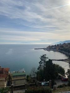 a view of a large body of water at Villa Dinka VIP apartmani in Opatija