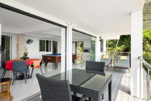 Posezení v ubytování Tropical Villa 3