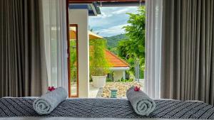 Nespecifikovaný výhled na hory nebo výhled na hory při pohledu z bed and breakfast
