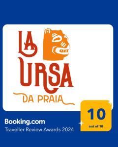 a logo for the nausaça review awards at Flat La Ursa da Praia in Porto De Galinhas