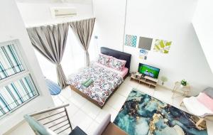Posezení v ubytování AZFA Duplex Suite at De Centrum Putrajaya Bangi FREE WIFI