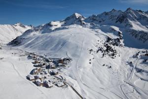 Kühtai Alpensuites v zimě