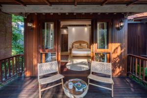 Posezení v ubytování The Kayuan Lumbur Resort Ubud