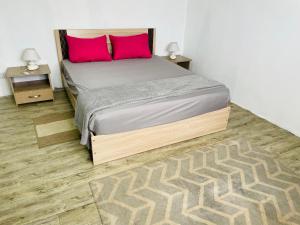 Postel nebo postele na pokoji v ubytování Maison Stacie