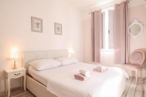 Posteľ alebo postele v izbe v ubytovaní Apartment Floresita