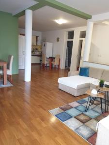 Kuchyň nebo kuchyňský kout v ubytování Apartments Glibo
