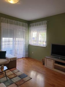 TV a/nebo společenská místnost v ubytování Apartments Glibo